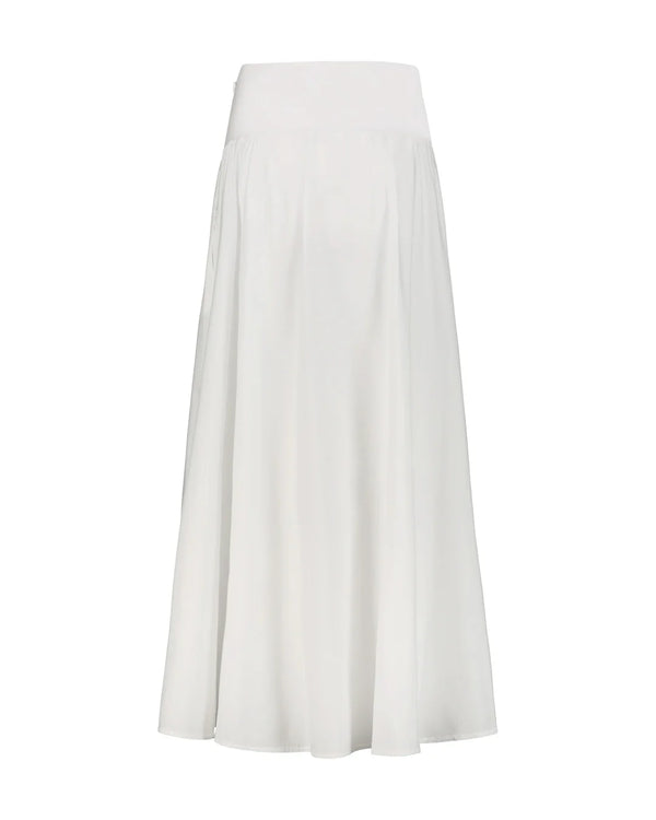 Frederica Tosi White Cotton Skirt - SKULPT Dublin