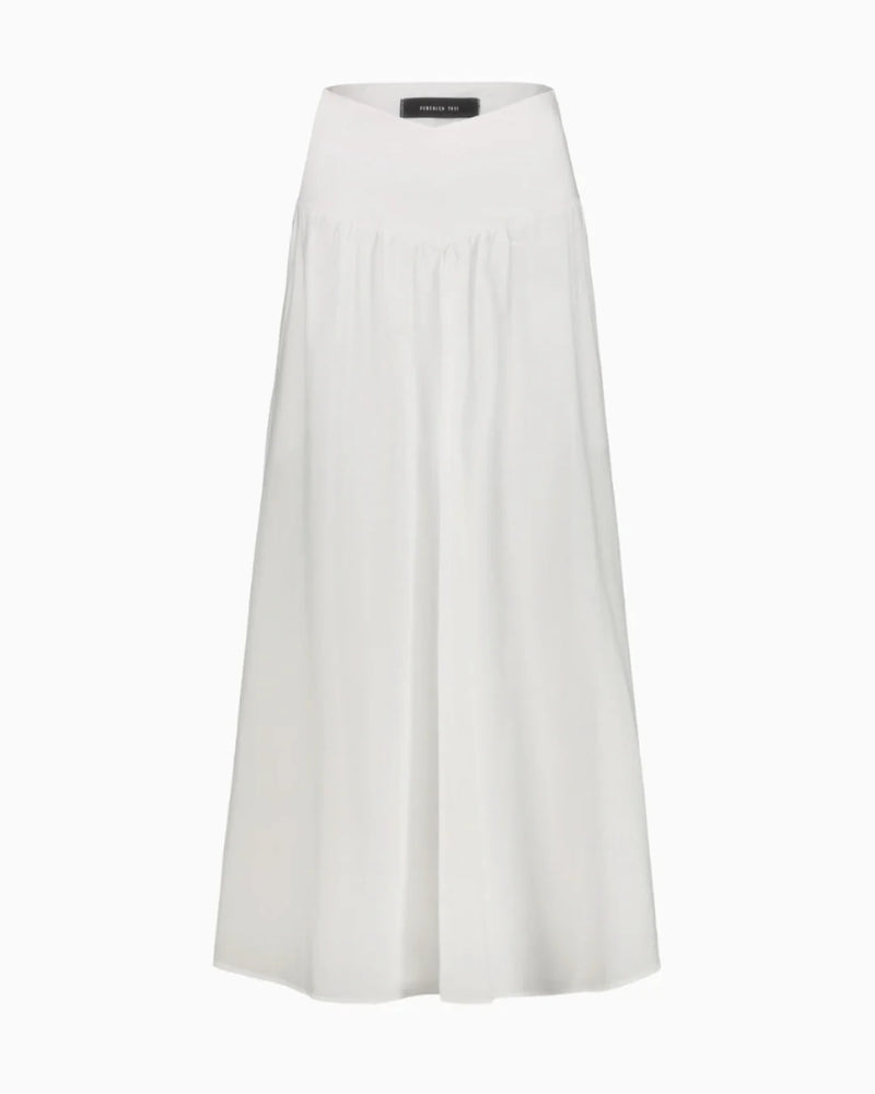 Frederica Tosi White Cotton Skirt - SKULPT Dublin