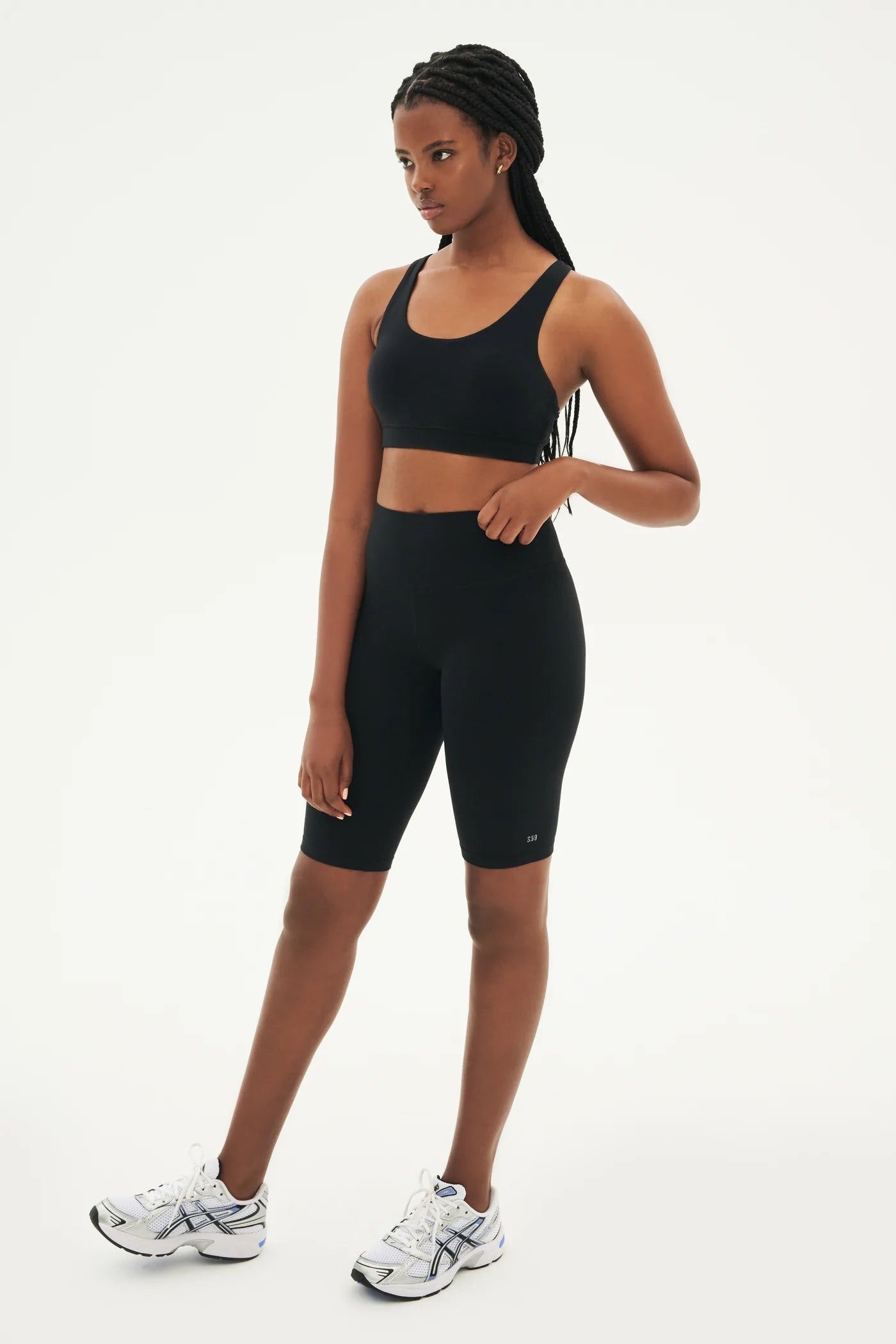 Splits59 Sara Airweight Padded Bra in Black - SKULPT Dublin