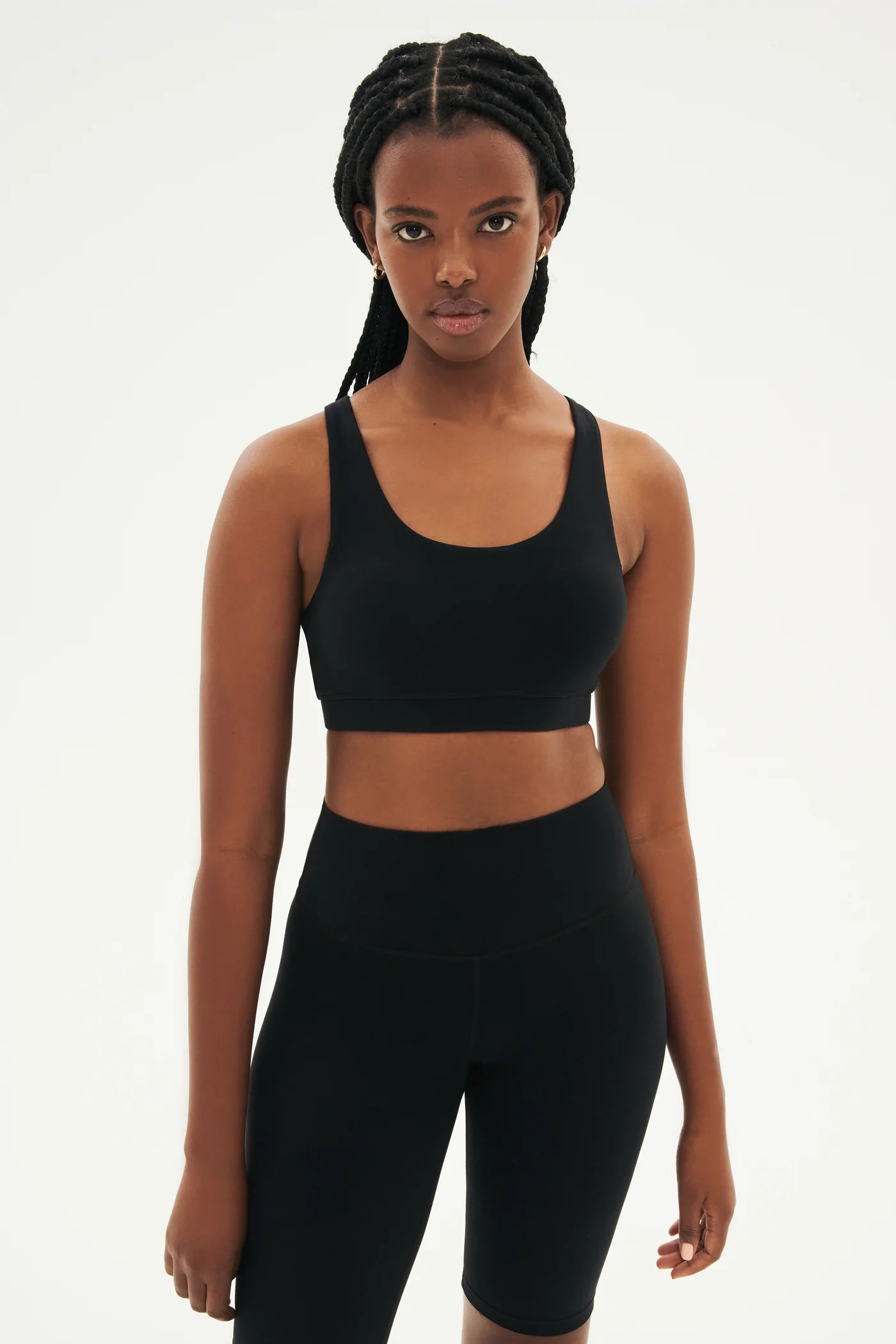 Splits59 Sara Airweight Padded Bra in Black - SKULPT Dublin