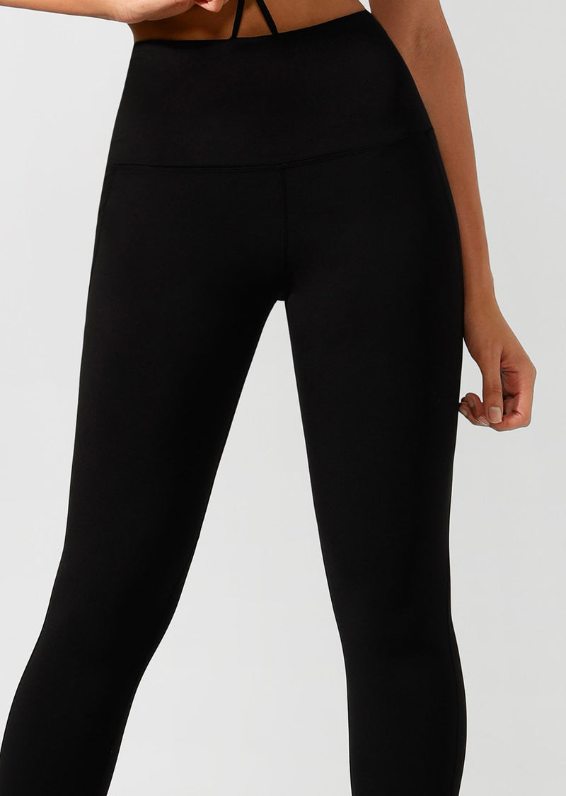 Lorna Jane - Amy High Rise Phone Pocket Ankle Biter Legging - Black - SKULPT Dublin