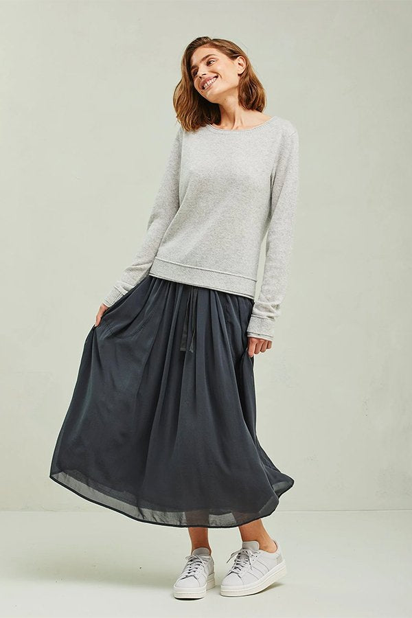 KristenseN Du Nord Silk Skirt in Clay - SKULPT Dublin