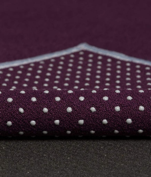 Manduka YogiToes Skidless Towel Extra Long 79" - Purple - SKULPT Dublin