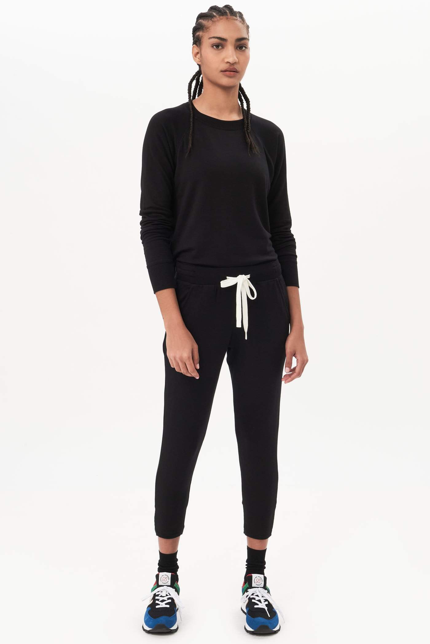 Splits59 Warm Up Long Sleeve Sweater in Black - SKULPT Dublin