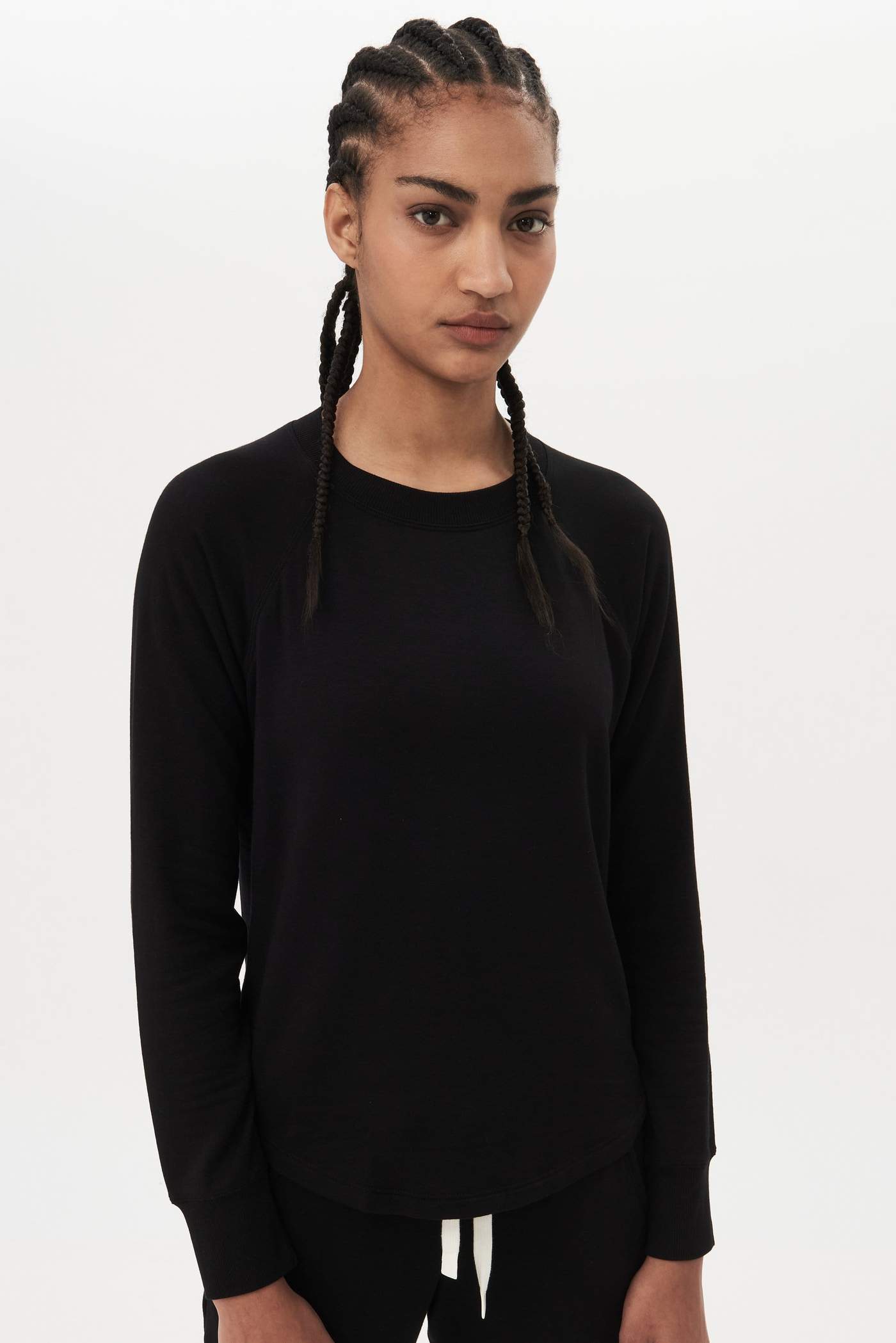 Splits59 Warm Up Long Sleeve Sweater in Black - SKULPT Dublin