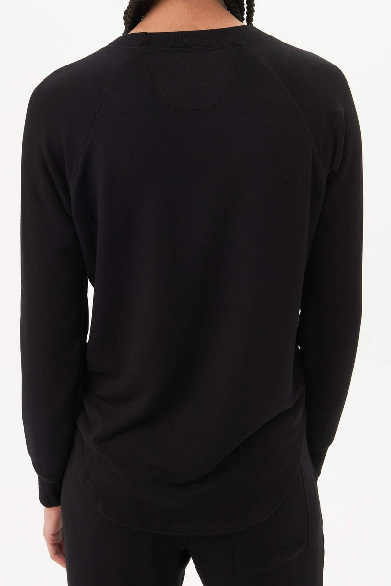 Splits59 Warm Up Long Sleeve Sweater in Black - SKULPT Dublin