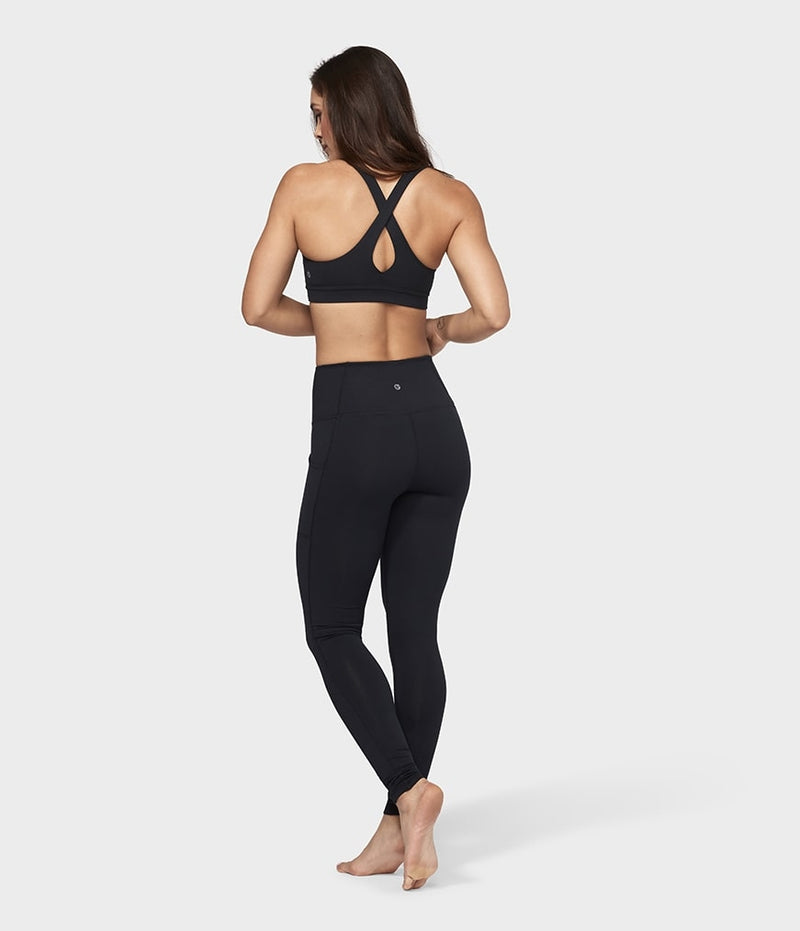 Manduka High Rise Pocket Leggings - Black - SKULPT Dublin