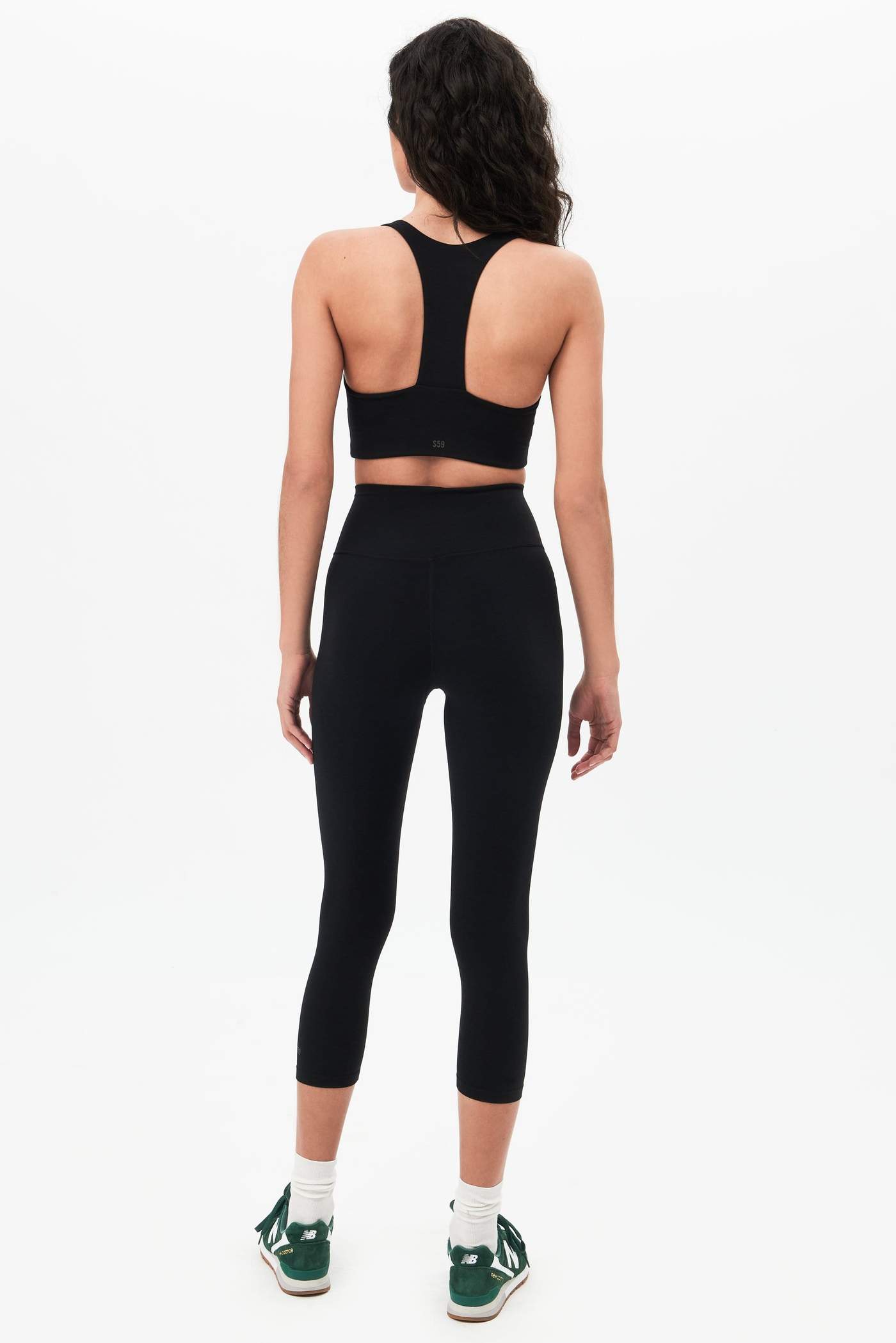 Splits59 Airweight Crop Legging in Black - SKULPT Dublin