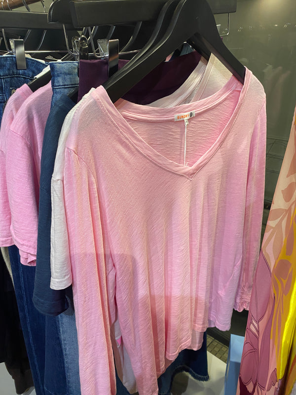 Sundry Clothing Princess Long Sleeve Tee in Pink - SKULPT Dublin