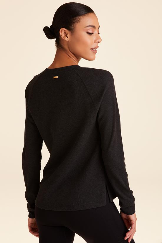 Alala Thermal Long Sleeved Sweater - Charcoal - SKULPT Dublin