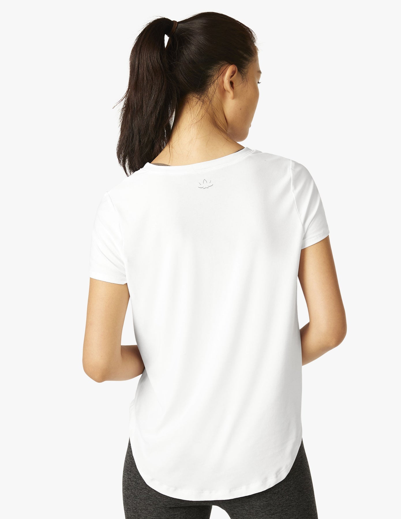 Beyond Yoga Short Sleeve Tee Cloud White - SKULPT Dublin