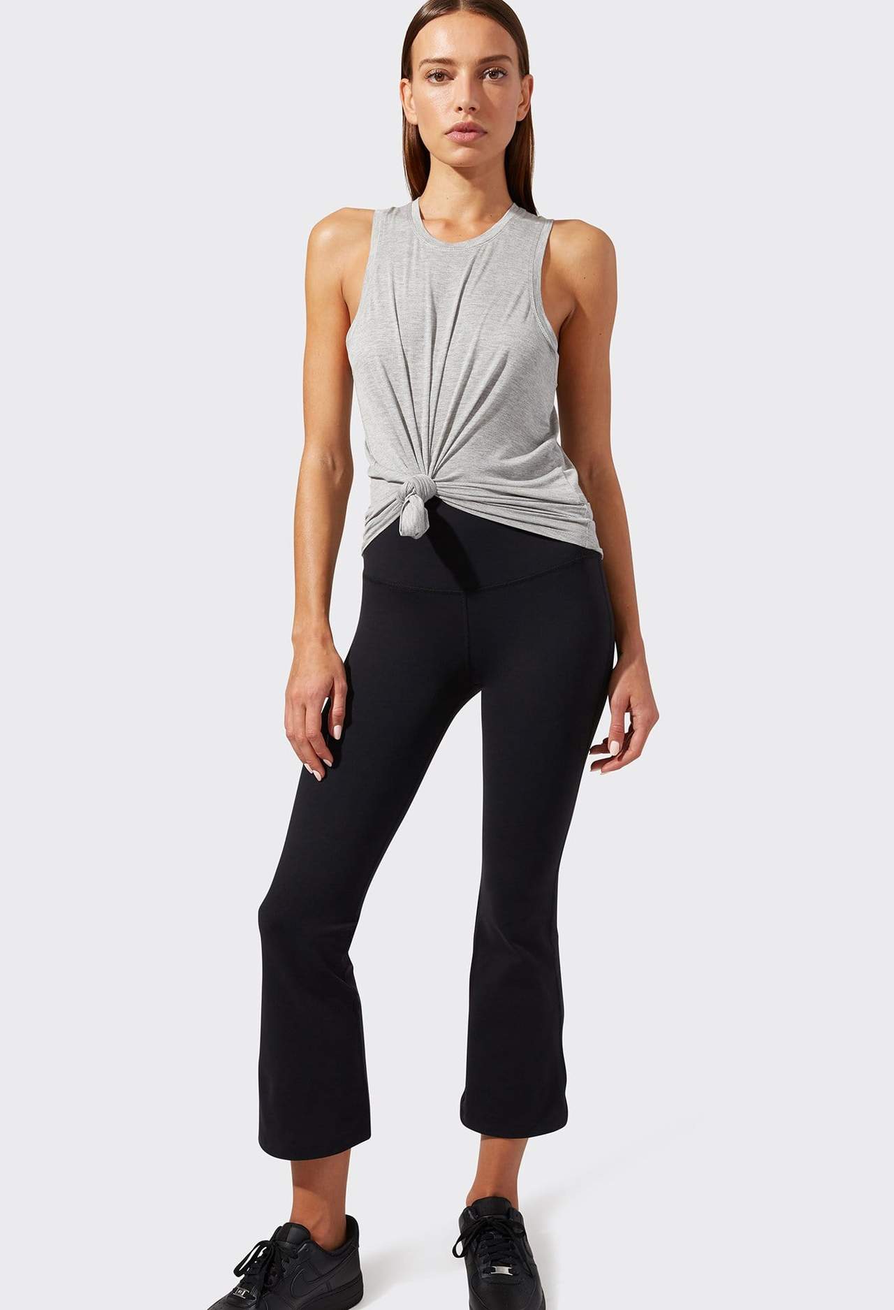 Splits59 Raquel Crop Flare Legging - Black - SKULPT Dublin