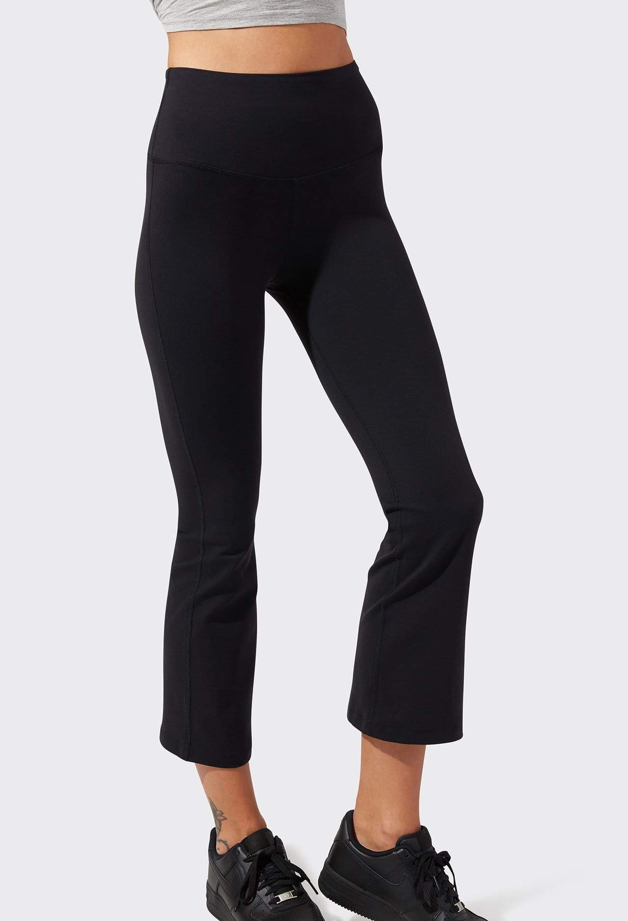 Splits59 Raquel Crop Flare Legging - Black - SKULPT Dublin