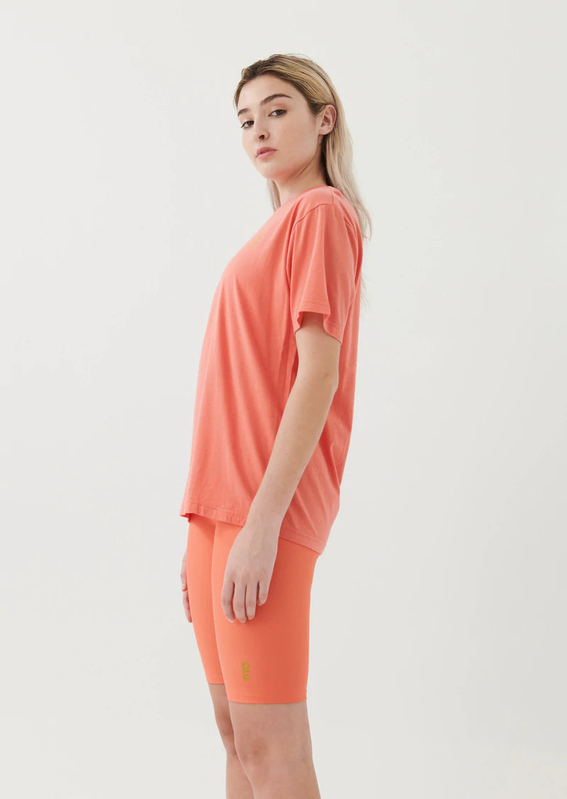 P.E Nation All Round Short Sleeve Tee - Persimmon - SKULPT Dublin