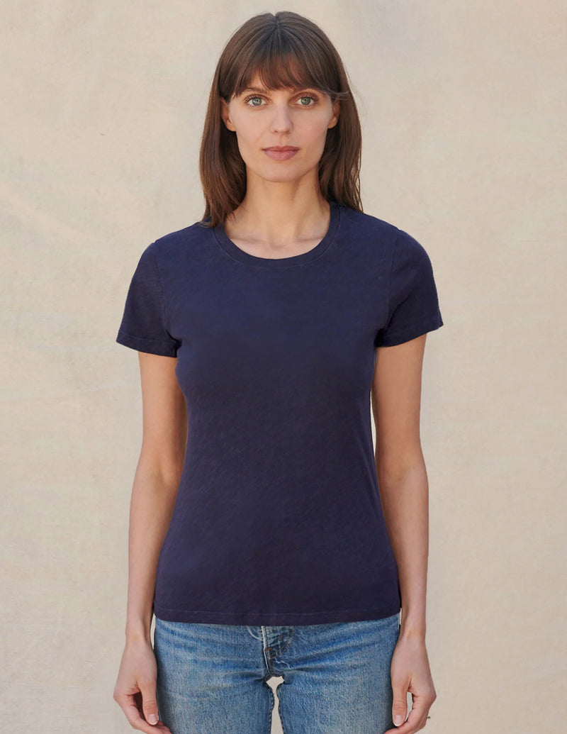 Sundry Clothing Short Sleeve Boy Tee Round Neck in Navy - SKULPT Dublin