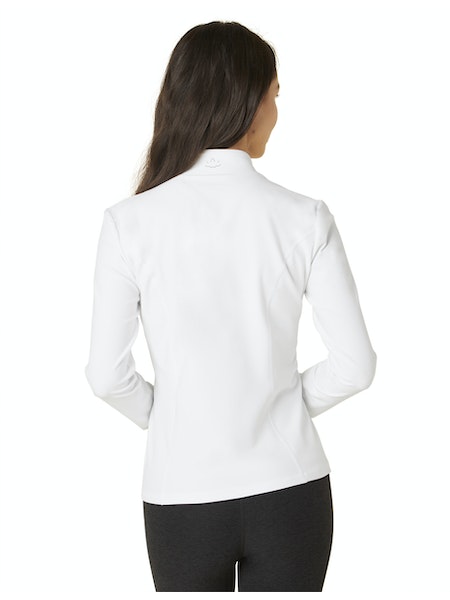 Beyond Yoga Spacedye Zip Up in White - SKULPT Dublin