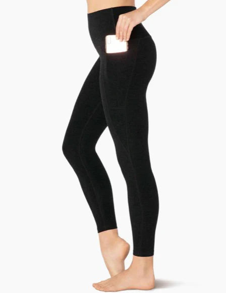 Beyond Yoga Out of Pocket High Waist Legging in Darkest Night - SKULPT Dublin