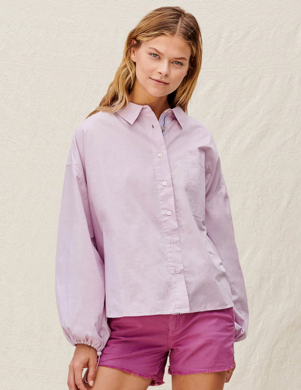 Sundry Clothing Button Down Shirt - Lilac - SKULPT Dublin