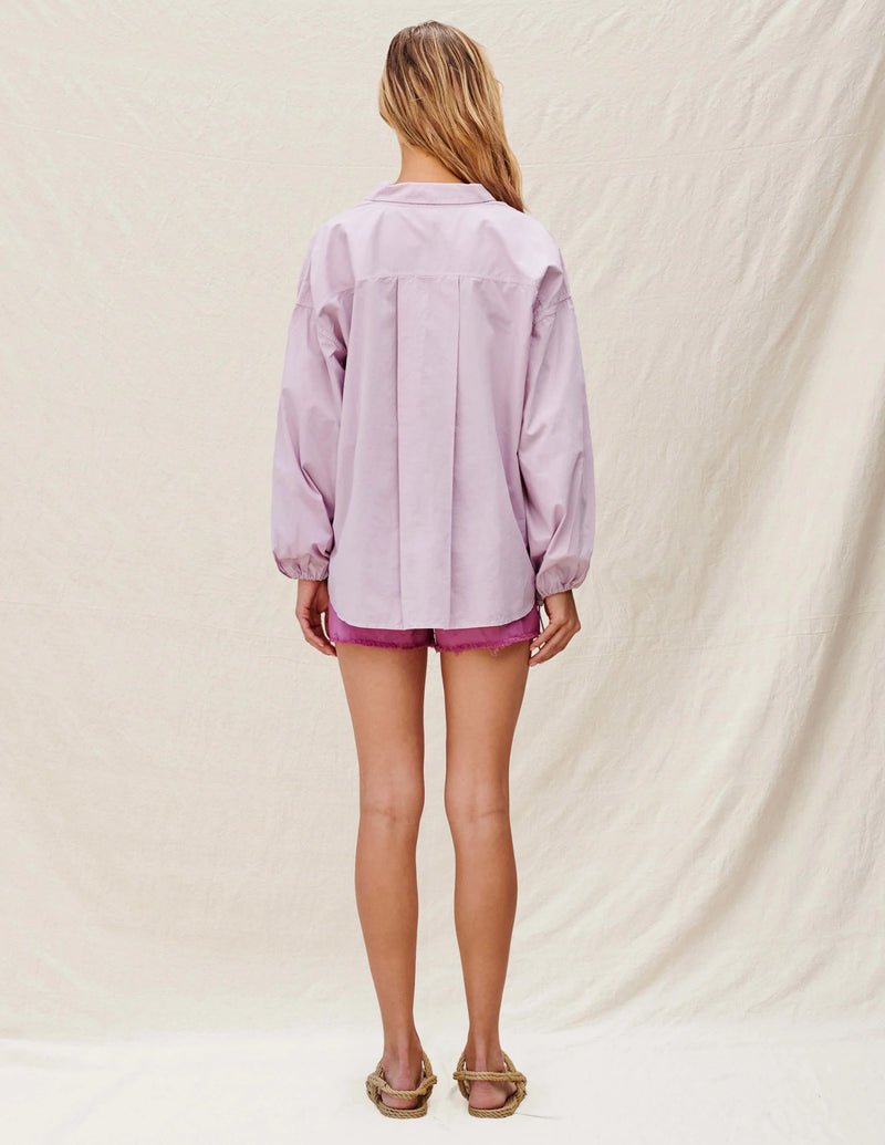 Sundry Clothing Button Down Shirt - Lilac - SKULPT Dublin