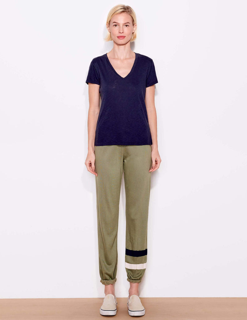 Sundry Clothing V Neck Tee in Navy - SKULPT Dublin