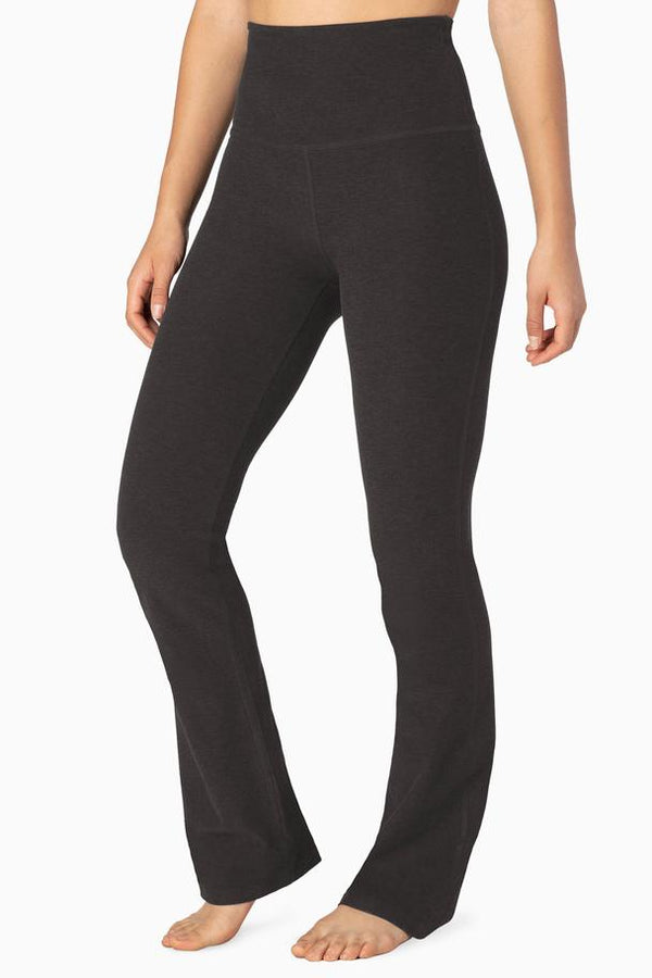 Beyond Yoga High Rise Practice Pants in Charcoal Grey Black