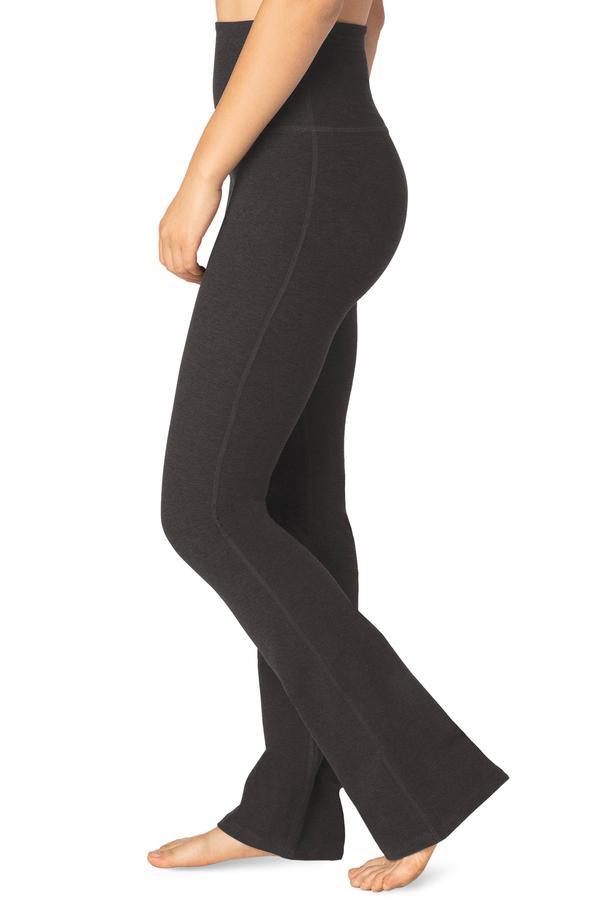 Beyond Yoga Practice Pants in Charcoal Grey Black