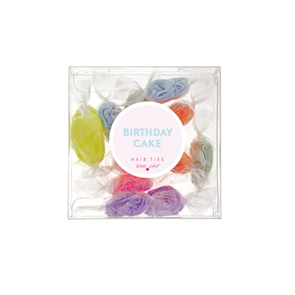 Emi Jay -  Birthday Cake - 12 Hair Ties - SKULPT Dublin